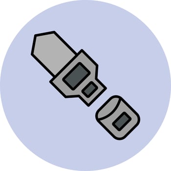 Seat Belt Vector Icon