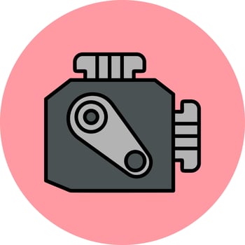 Car Engine Vector Icon