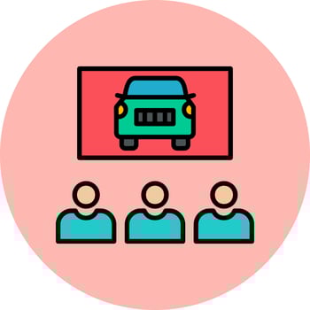 Class Driving Vector Icon