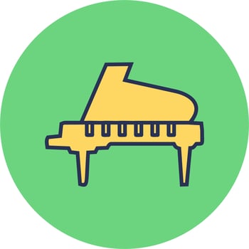 Grand Piano Vector Icon