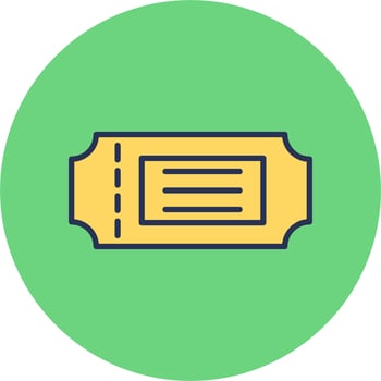 Tickets Vector Icon