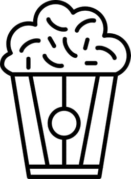 Popcorn Vector Icon