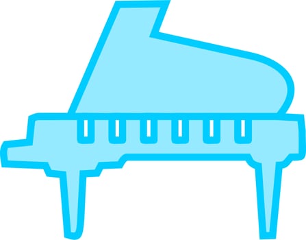 Grand Piano Vector Icon