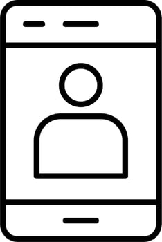 Mobile User Vector Icon