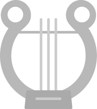 Lyre Vector Icon