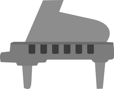 Grand Piano Vector Icon