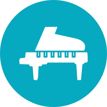 Grand Piano Vector Icon
