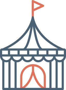 Circus Tent Vector Icon