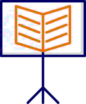 Music Stand Vector Icon