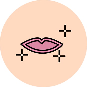 Lips Vector Icon