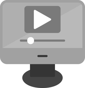 Video Player Vector Icon