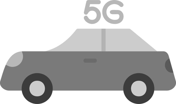 Smart Car Vector Icon