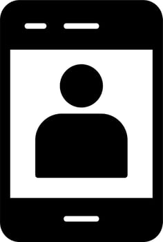 Mobile User Vector Icon