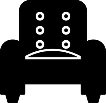 Armchairs Vector Icon