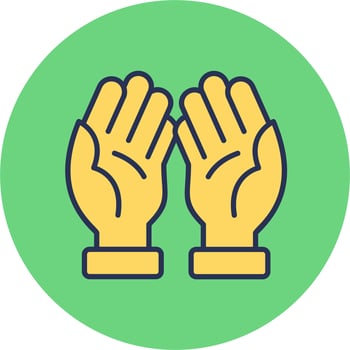 Praying Vector Icon