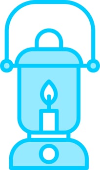 Oil Lamp Vector Icon