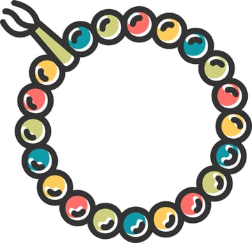 Tasbih Vector Icon