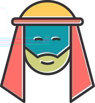 Arabian Man Vector Icon