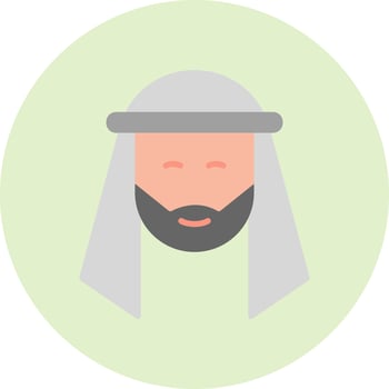Arabian Man Vector Icon