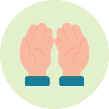 Praying Vector Icon