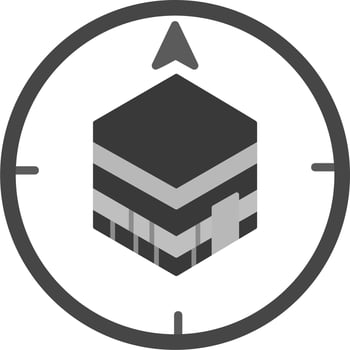 Qibla Finder Vector Icon