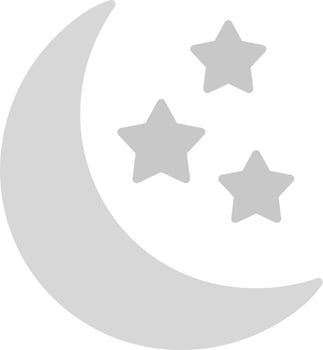 Crescent Moon Vector Icon