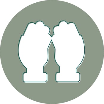 Praying Vector Icon
