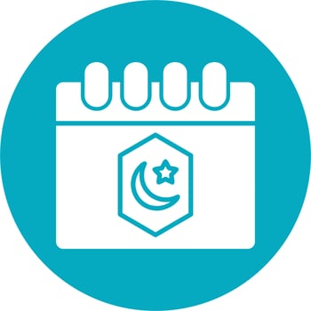 Ramadan Calendar Vector Icon