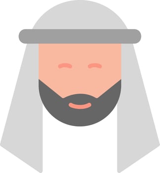 Arabian Man Vector Icon