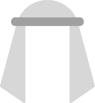 Muslim Scarf Vector Icon