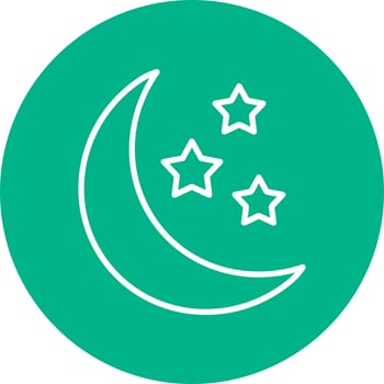Crescent Moon Vector Icon