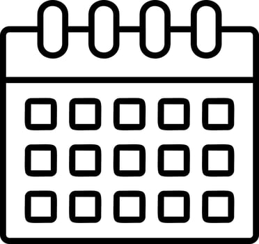 Islamic Calendar Vector Icon