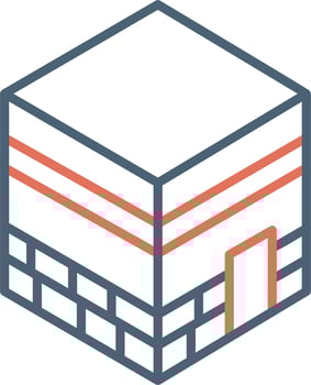 Kaaba Vector Icon