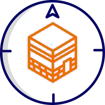 Qibla Finder Vector Icon