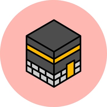Kaaba Vector Icon