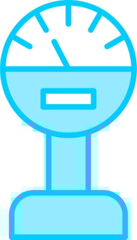 Pressure Meter Vector Icon