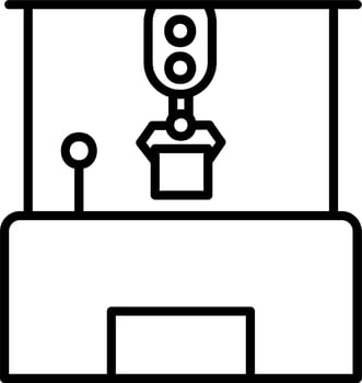 Claw Machine Vector Icon