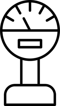 Pressure Meter Vector Icon