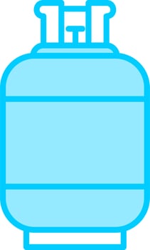 Gas Cylinder Vector Icon