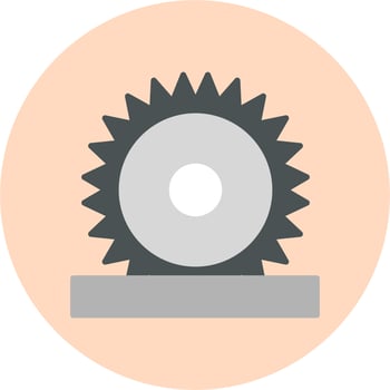 Circular Saw Vector Icon