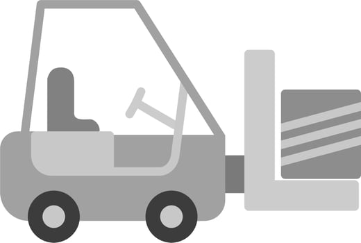 Forklift Vector Icon