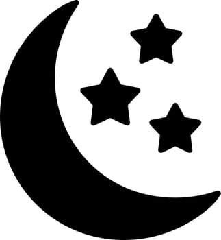 Crescent Moon Vector Icon