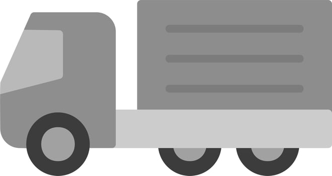 Cargo Truck Vector Icon