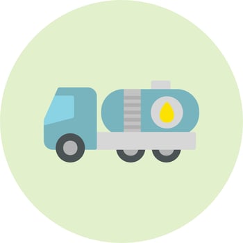 Oil Tank Vector Icon