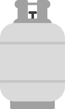 Gas Cylinder Vector Icon