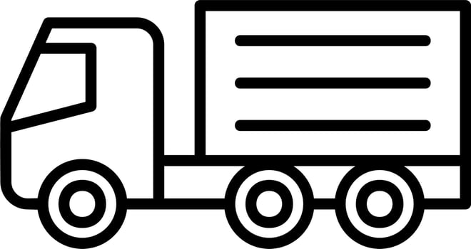 Cargo Truck Vector Icon