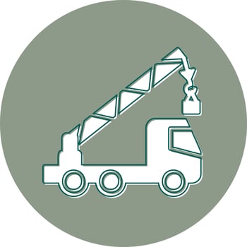 Lifting Crane Vector Icon