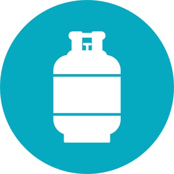Gas Cylinder Vector Icon