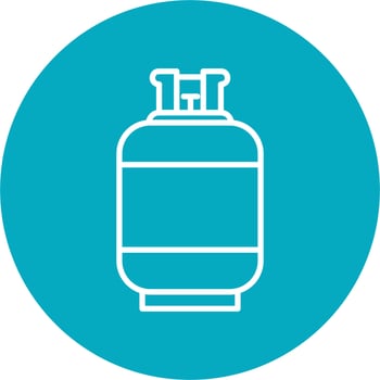 Gas Cylinder Vector Icon