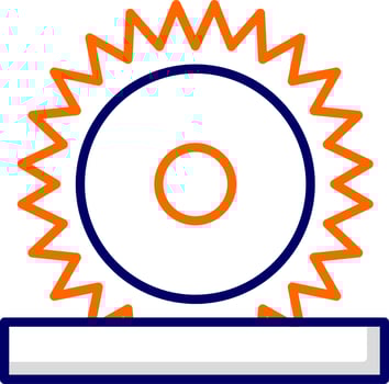 Circular Saw Vector Icon